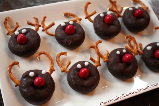 Reindeer Donut Bites