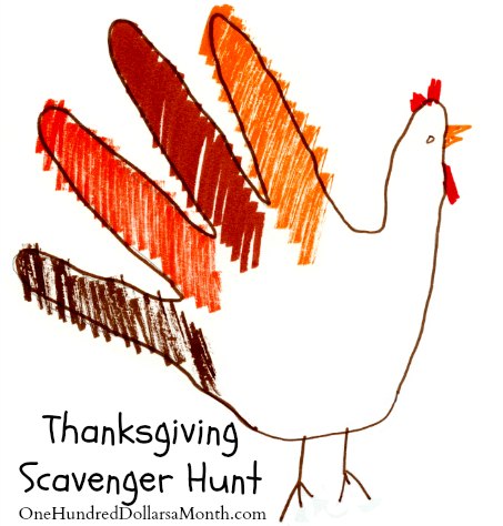 Thanksgiving Scavenger Hunt