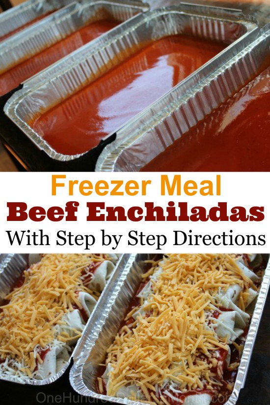 Freezer Meal Recipe – Beef Enchiladas