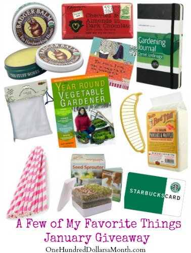 A Few of My Favorite Things – January Giveaway