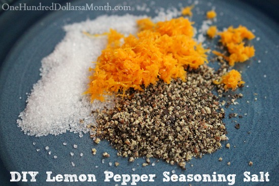 DIY Lemon Pepper Seasoning Salt
