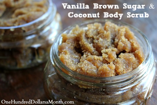 DIY Vanilla Brown Sugar and Coconut Body Scrub