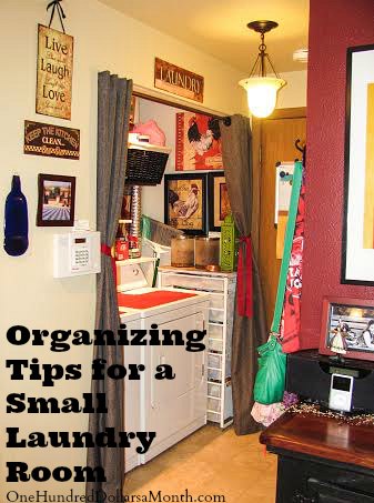 Organizing Tips for a Small Laundry Room