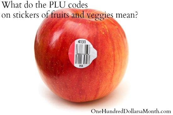 What Do the PLU codes on Stickers of Fruits and Veggies Mean?