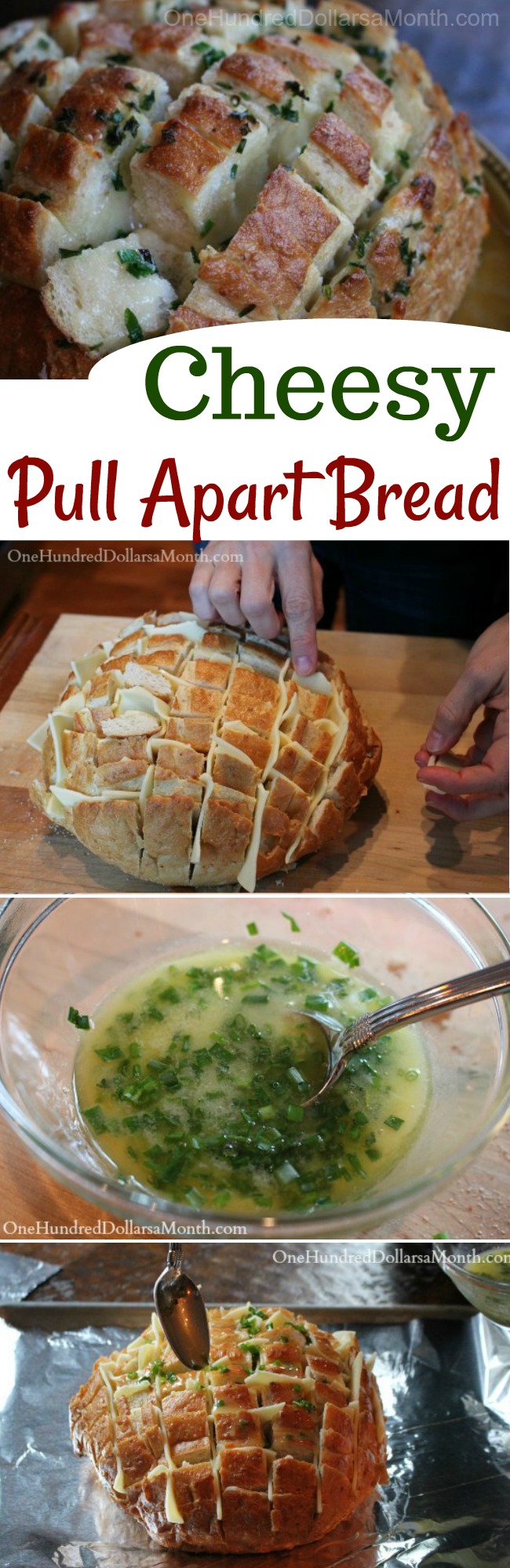 Cheesy Pull Apart Bread