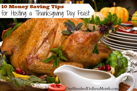 10 Money Saving Tips for Hosting a Thanksgiving Day Feast