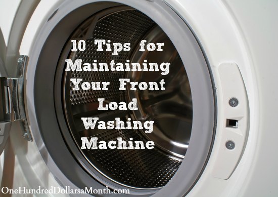 10 Tips for Maintaining Your Front Load Washing Machine