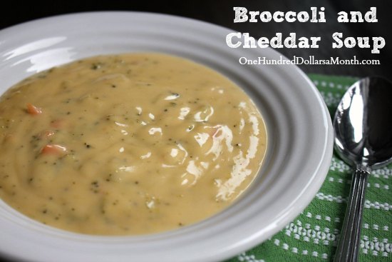 Broccoli and Cheddar Soup