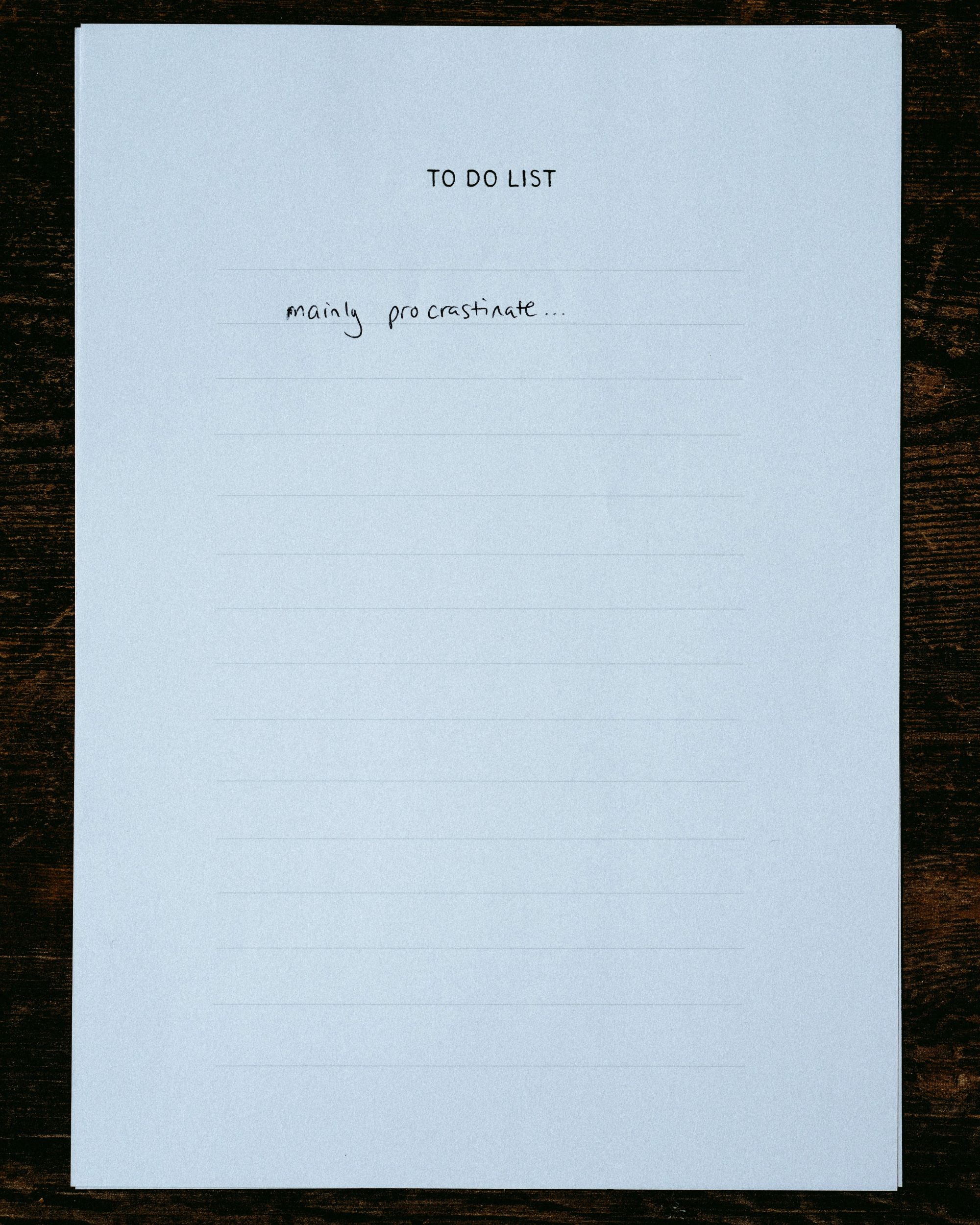 How to Stop Procrastinating