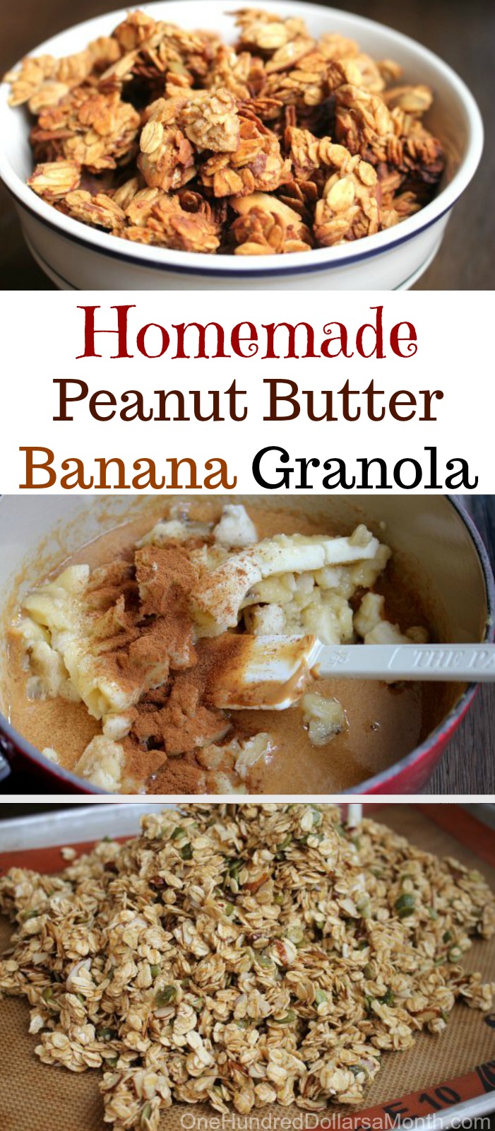 Peanut Butter Banana Granola