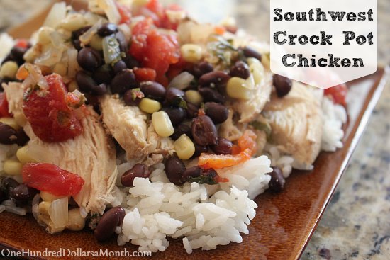 Southwest Crock Pot Chicken