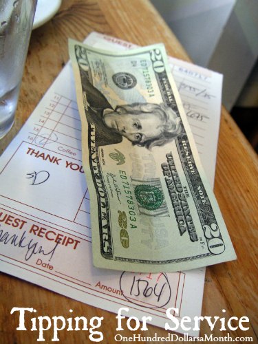 Tipping for Service – How Much Should I Tip?