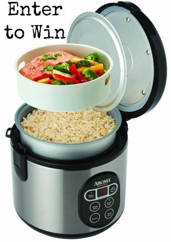 Giveaway: THREE Aroma Digital Rice Cooker and Food Steamers