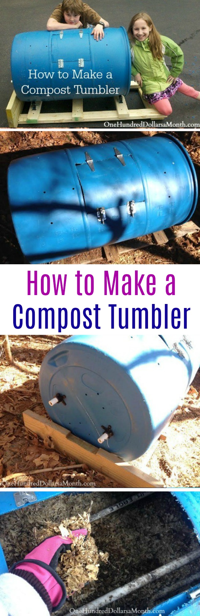 DIY – How to Make a Compost Tumbler