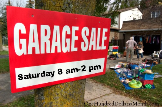 How to Sell Your Stuff at a Garage Sale