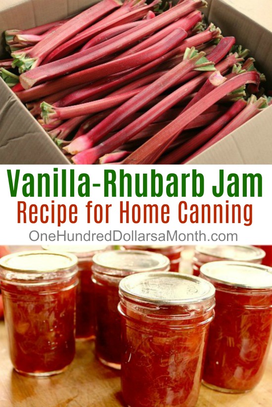 Vanilla-Rhubarb Jam