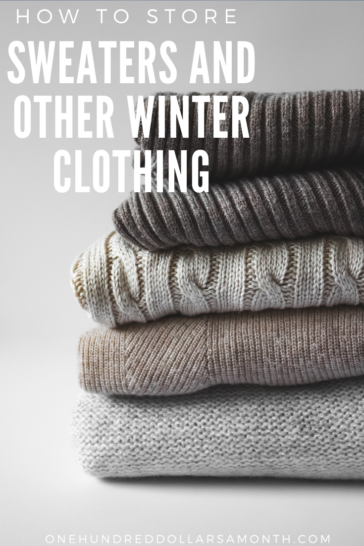 How to Store Sweaters And Other Winter Clothing