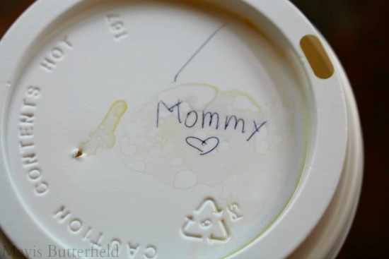 Handwritten Notes on Coffee Cups