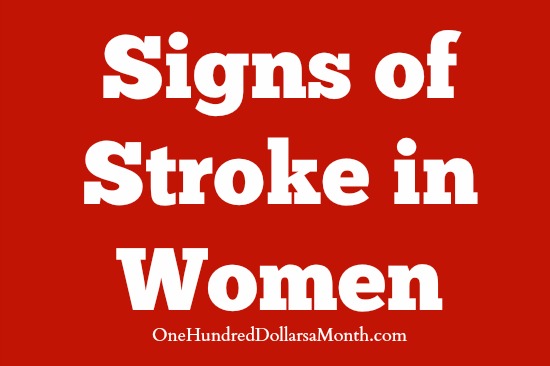 Signs of Stroke in Women