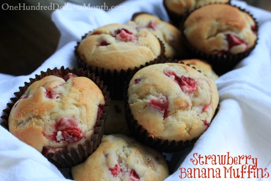 Strawberry Banana Muffins