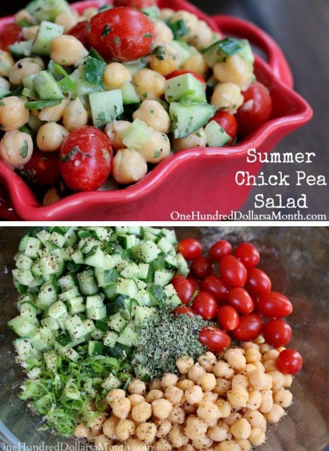 Summer Chick Pea Salad