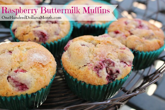 Raspberry Buttermilk Muffins
