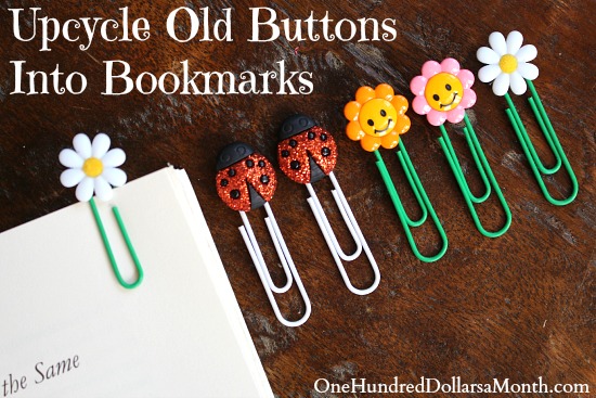 Upcycle Old Buttons Into Bookmarks