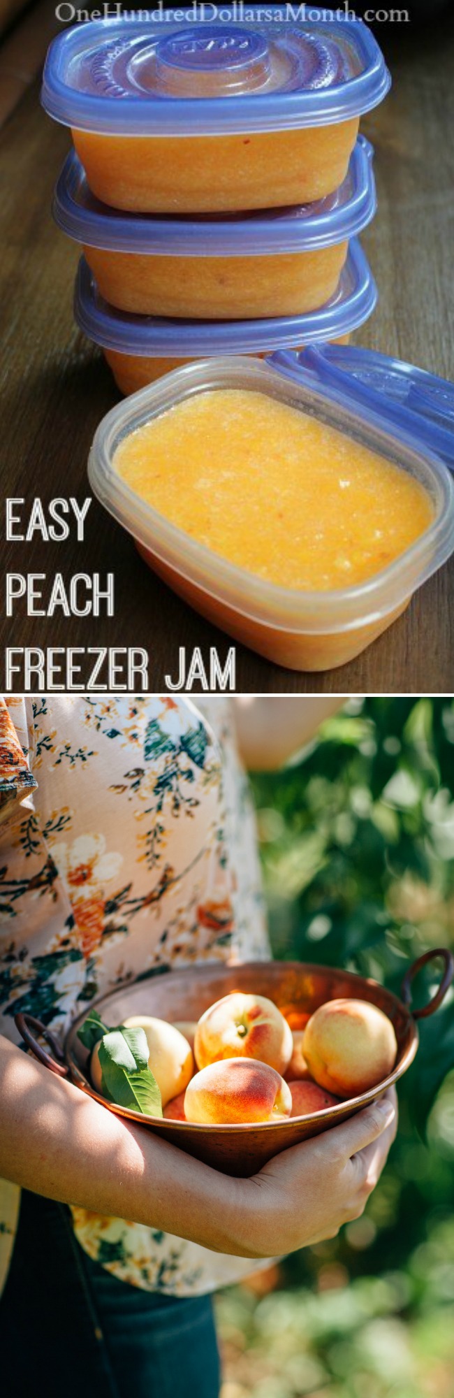 Fast and Easy Peach Freezer Jam