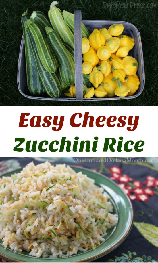 Easy Cheesy Zucchini Rice