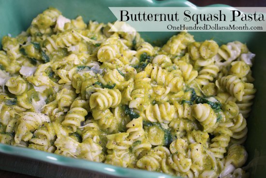 Butternut Squash Pasta