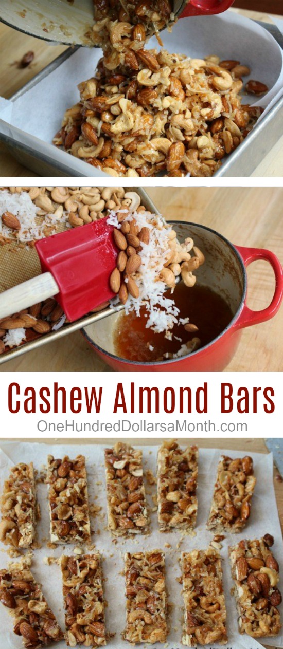 Cashew Almond Bars
