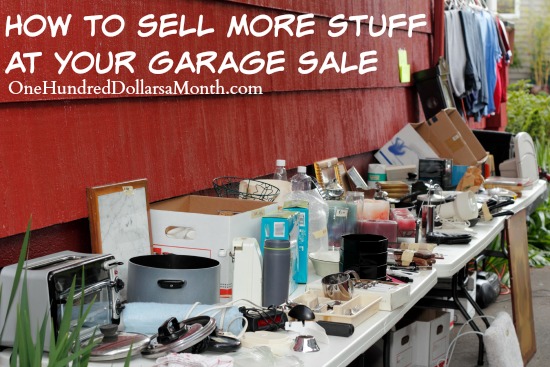 How to Sell More Stuff at Your Garage Sale