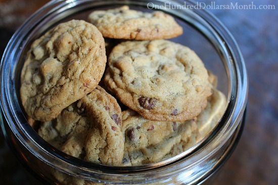 Pretzel Cookies with Chocolate & Peanut Butter Chips