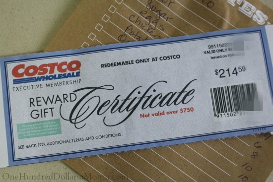 Costco Rebate Checks