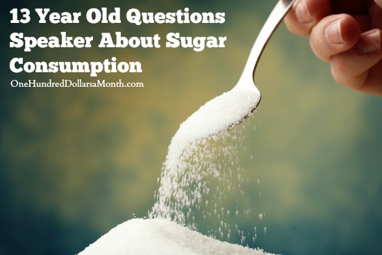 13 Year Old Questions Speaker About Sugar Consumption