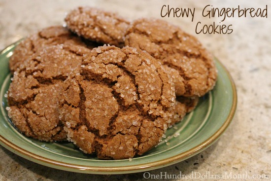 Chewy Gingerbread Cookies