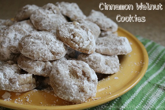 Cinnamon Walnut Cookies