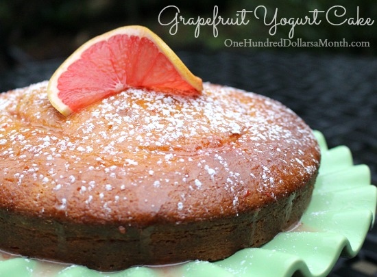 Grapefruit Yogurt Cake