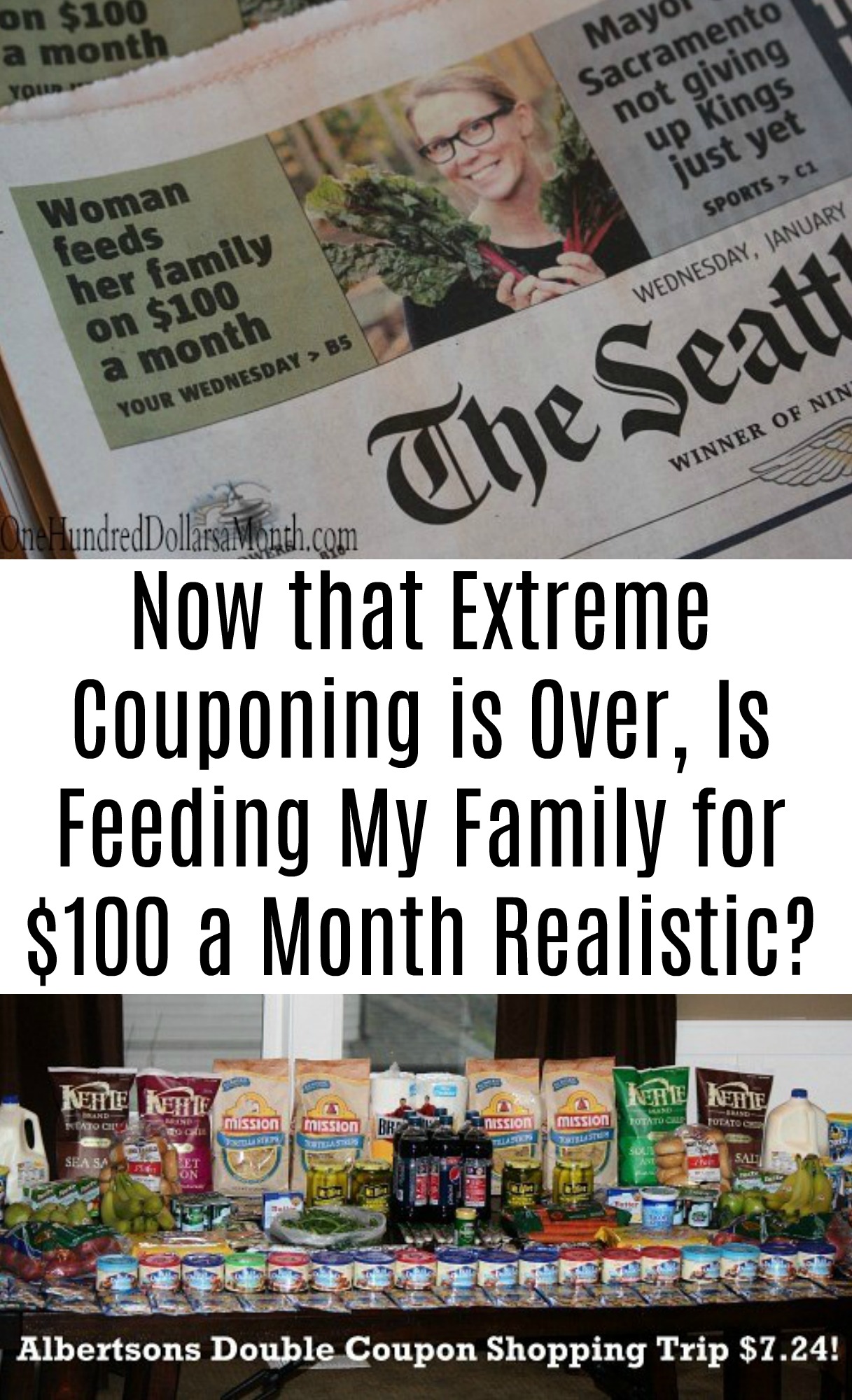Now that Extreme Couponing is Over, Is Feeding My Family for $100 a Month Realistic?