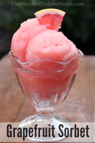 Grapefruit Sorbet Recipe