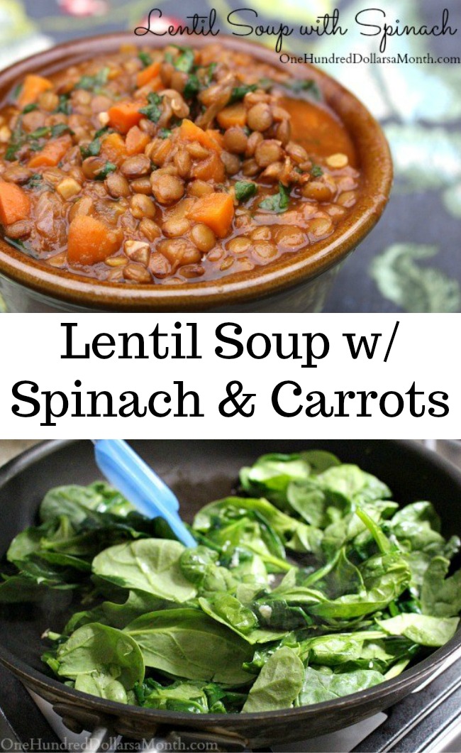 Lentil Soup with Spinach