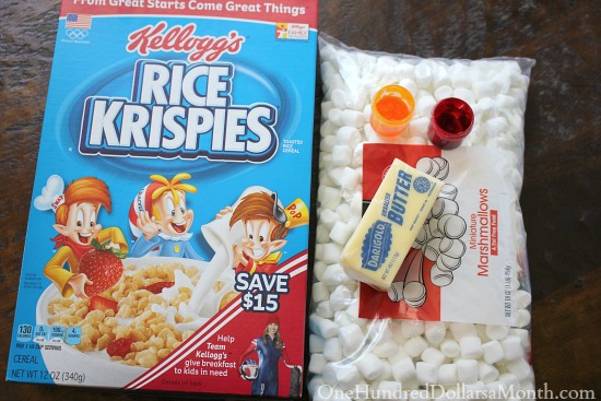 Basketball Rice Krispie Treats