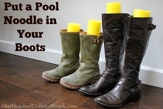 Closet Organization Tip – Noodle in Boots