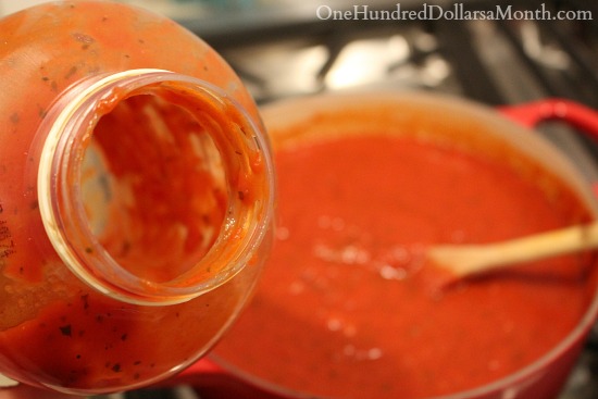 Penny Pinching Tip – Get the Most Out of Your Pasta Jars