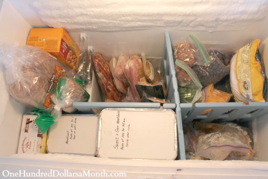 Easy Pantry and Freezer Organization