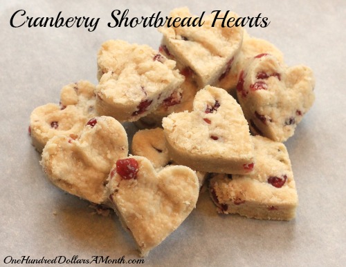 25 Days of Christmas Cookies – Cranberry Shortbread Cookies