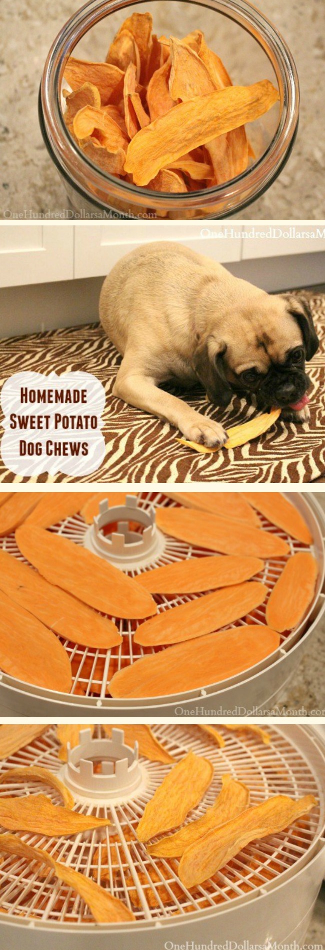 Homemade Sweet Potato Dog Chews