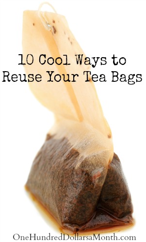 10 Cool Ways to Reuse Your Tea Bags