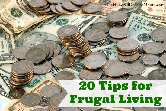 20 Tips for Frugal Living