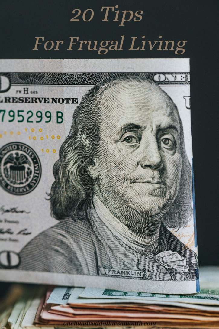 20 Tips for Frugal Living